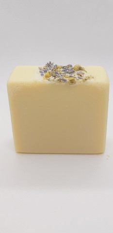 Goat’s Milk Lavender & Chamomile Soap Enriched with Oatmeal & Shea Butter